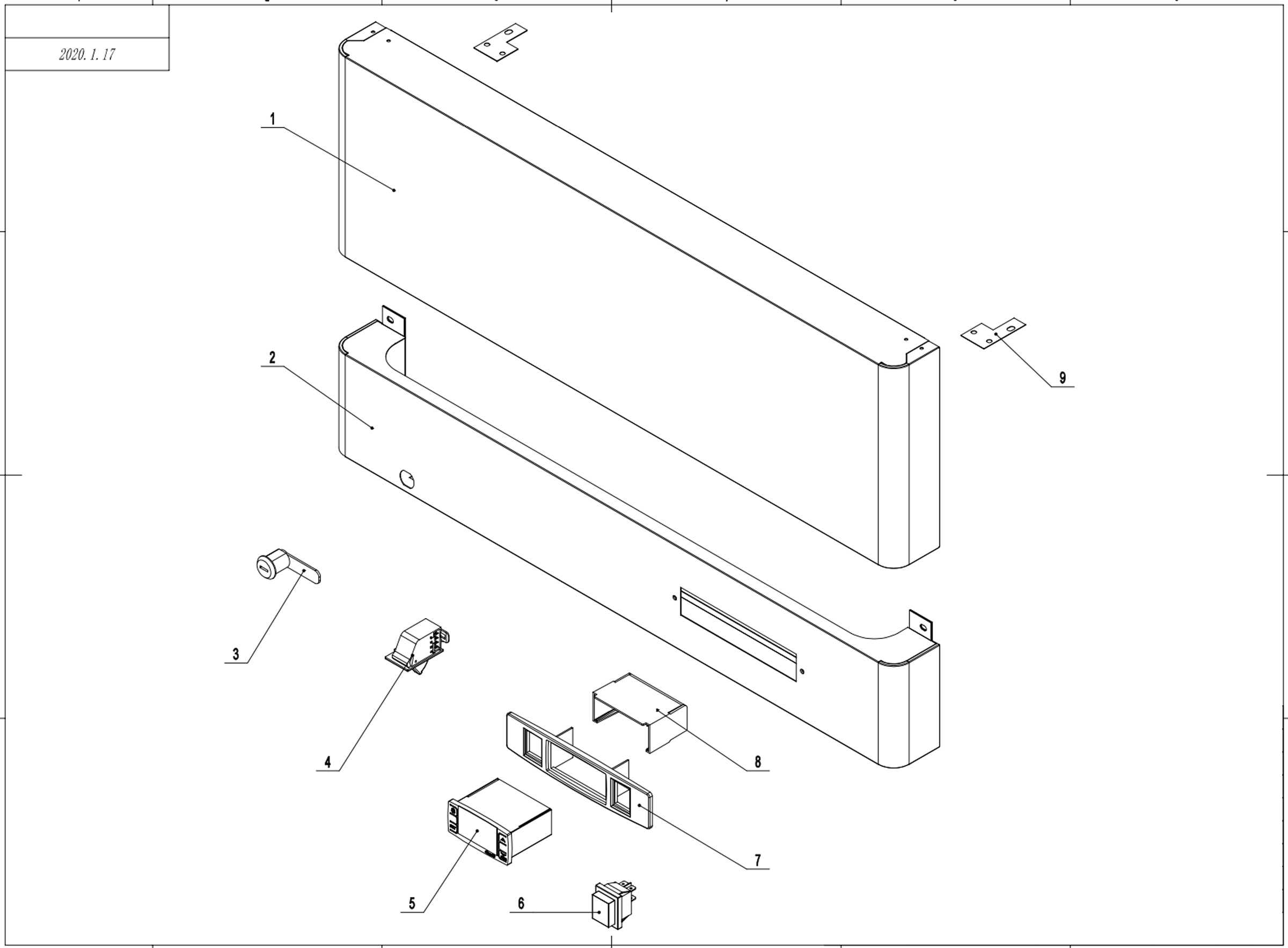 Version 1 - Motor Cover Assembly